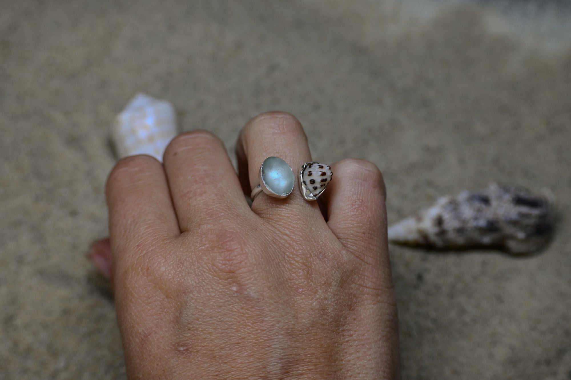 Hawaii Ring - Spotted Shell