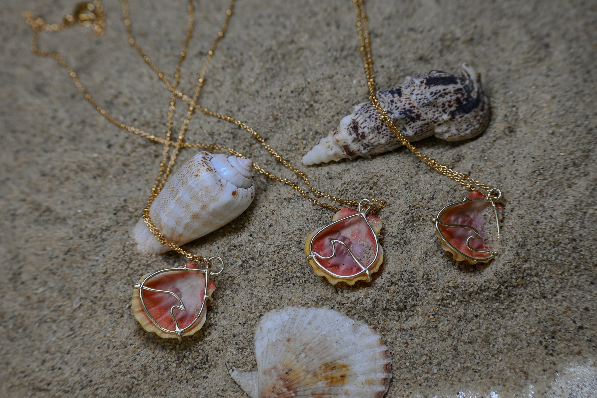 Ocean Sunshine Shell Necklace