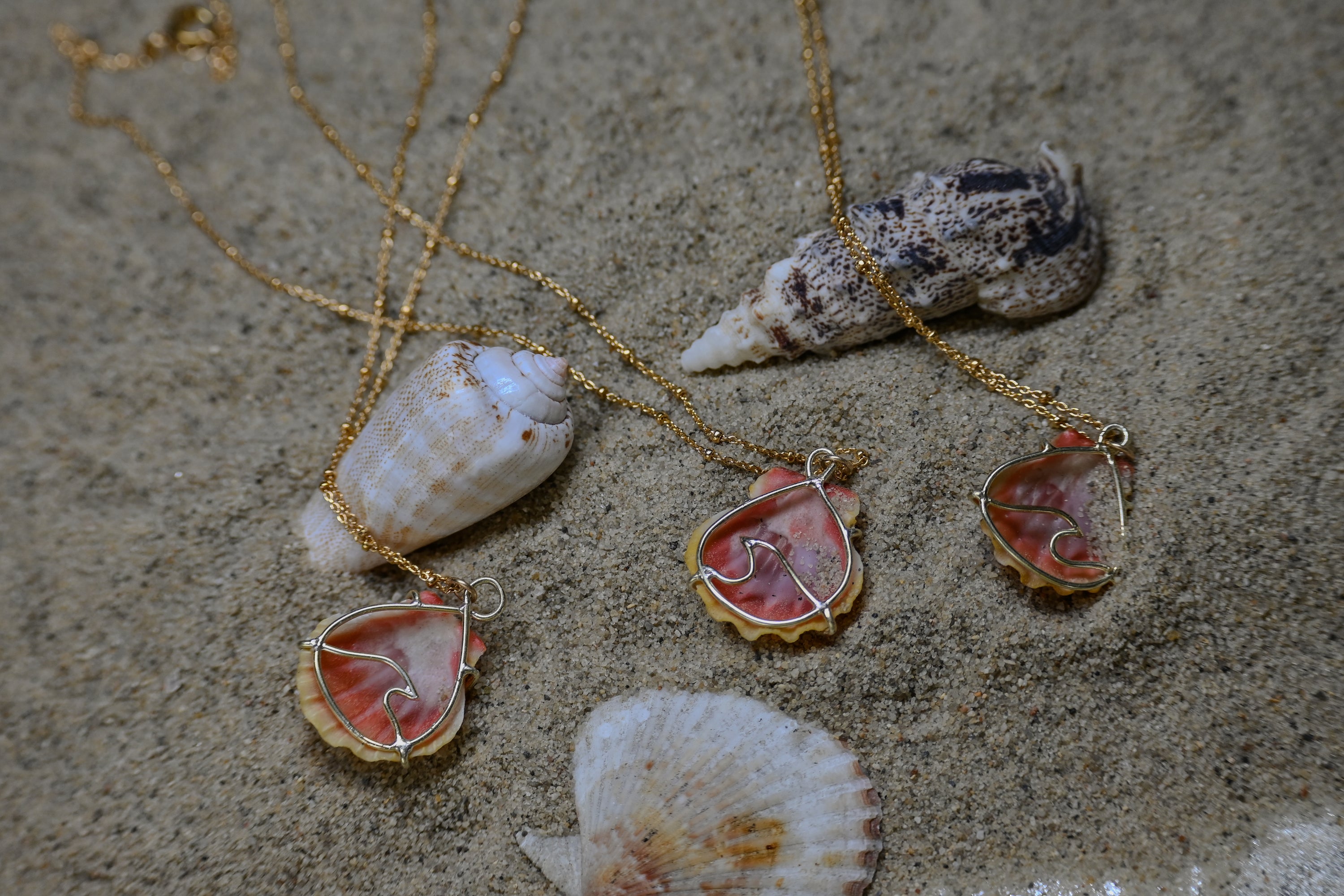 Ocean Sunshine Shell Necklace