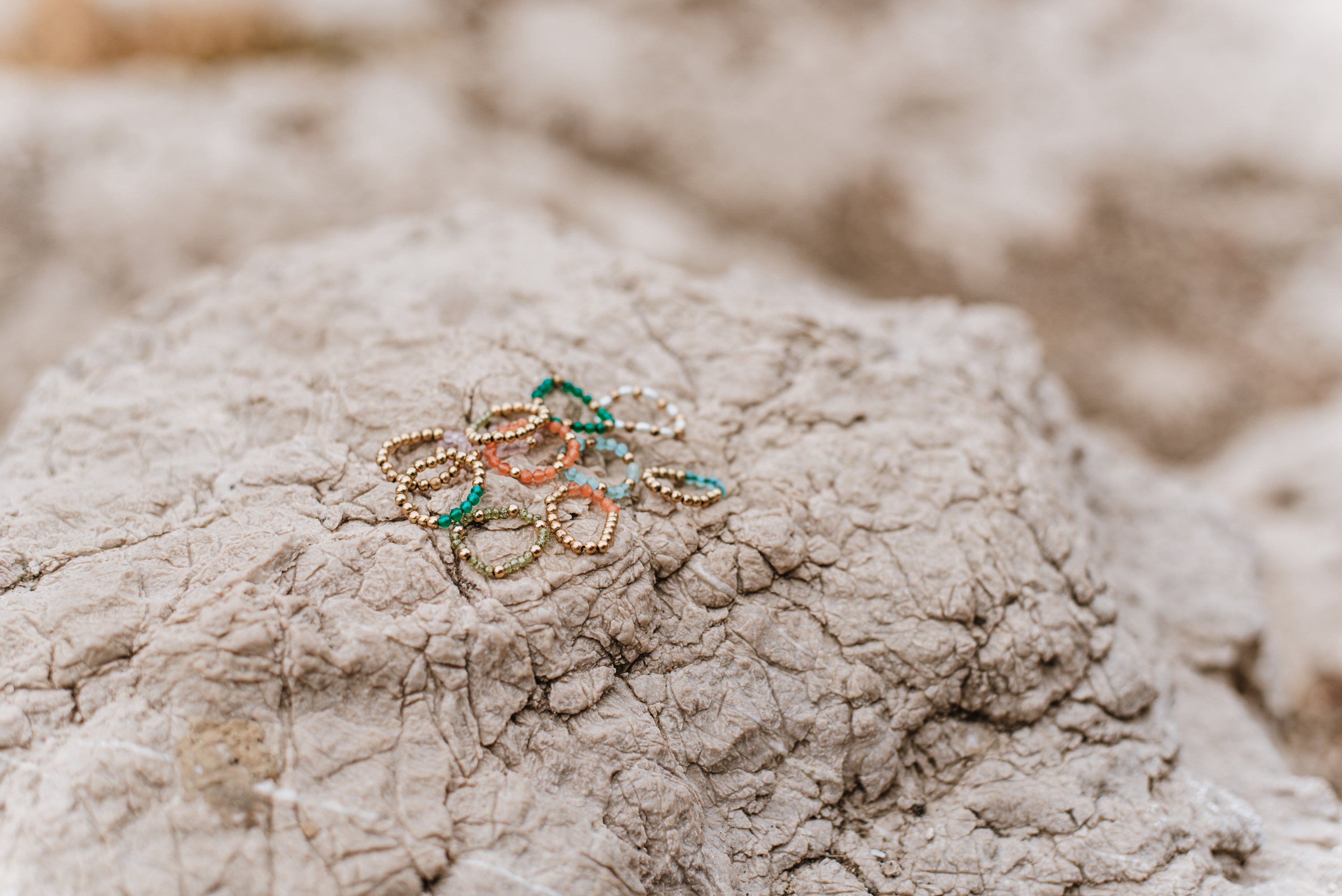 Sea Spark Rings